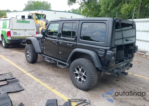 2021 Jeep Wrangler Unlimited Rubicon 4X4 z USA, uszkodzony, nr VIN 1C4HJXFG7MW744419